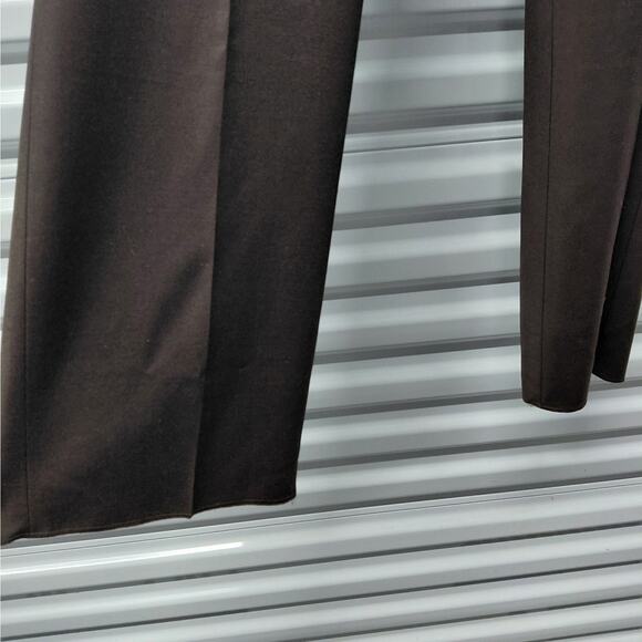 Salvatore Ferragamo Men Pants IT 42 US 32 Wool Silk Brown Dress Trouser Italy - Picture 4 of 12
